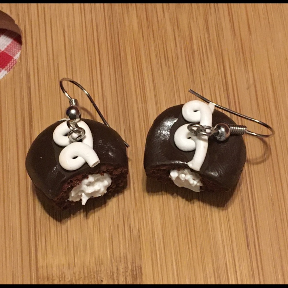 Hostess cake earrings - Picture 3 of 4